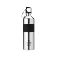 Tweekleurige drinkfles 750 ml-mat zilver